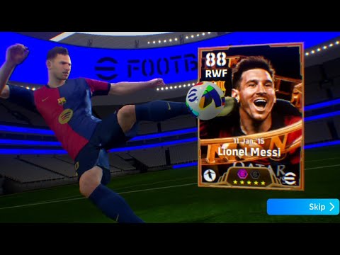 How to get blitz Curler Messi | Efootball MSN pack opening