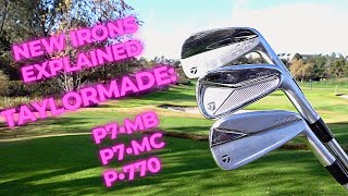 NEW TaylorMade Golf P770, P7MC, P7MB Irons - ALL YOU NEED TO KNOW | TrottieGolf