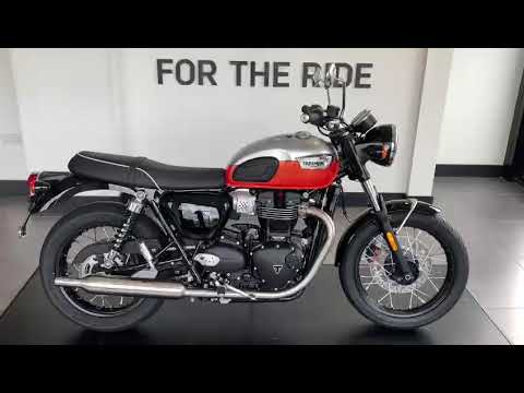 Triumph Bonneville T100  Aluminium / Baja Orange