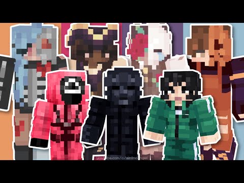 Cute & Spooky Minecraft Halloween Skins! 🎃 + SQUID GAME skins!!