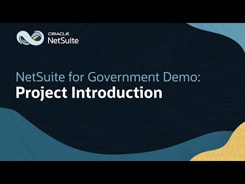 Oracle NetSuite for Government: Project Overview and Tools