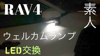 RAV4 ウェルカムランプ　LED化！