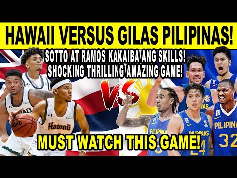 GILAS PILIPINAS vs HAWAII - Grabe Ramos Pogi Walang Kaba sa Clutch Shot! FIBA Qualifiers 2025 2k