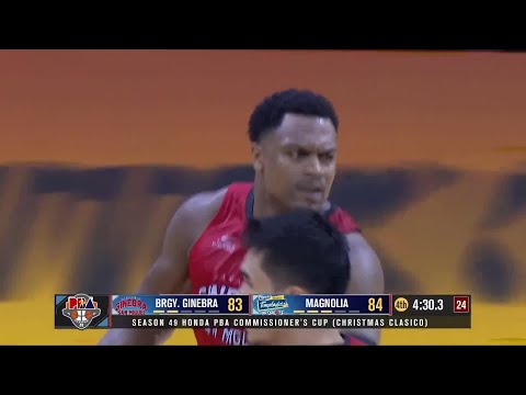 Brgy. Ginebra REGAINS LEAD vs. Magnolia in 4Q 🔥 | PBA Season 49 Commissioner's Cup