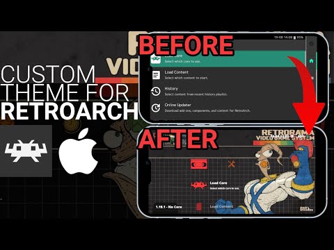 How-to Install Retrorama Theme to RetroArch for iOS (iPhone/iPad) - Custom Theme