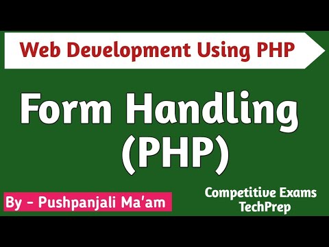 Lec - 1.11 Form Handling in PHP in Hindi