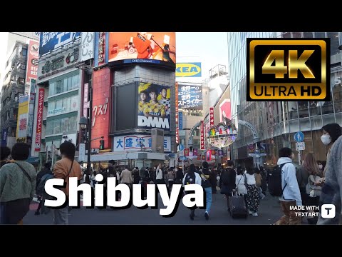 Tokyo Walk in Shibuya - 4K HDR