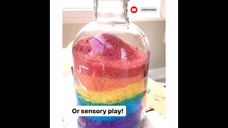 Multi sensory play with salt💕💗🌈|salt activity 🎨🎉🪐#ytshorts #shorts #youtube #trendingshorts