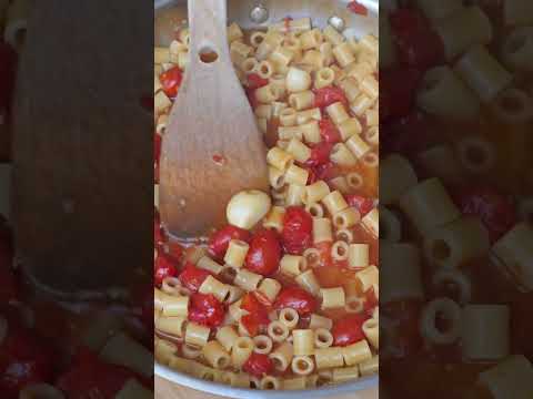 One pot tomato pasta