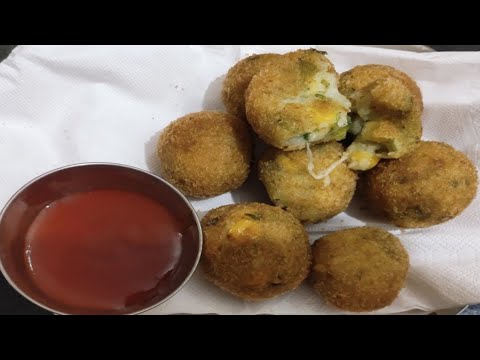 Corn Cheese Balls..!!Tasty Snack for kids.!Cheesy Snack