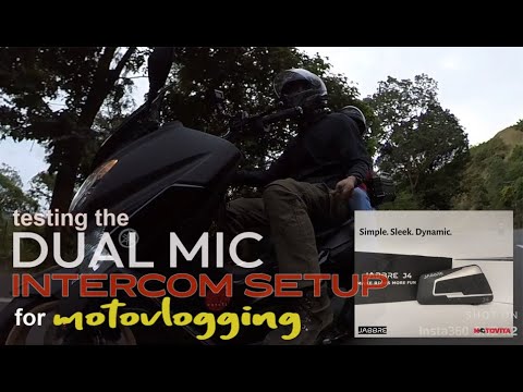 Testing the Dual Mic Setup for Motovlogging | Marilaque Ride with Bunso to Cafe Katerina