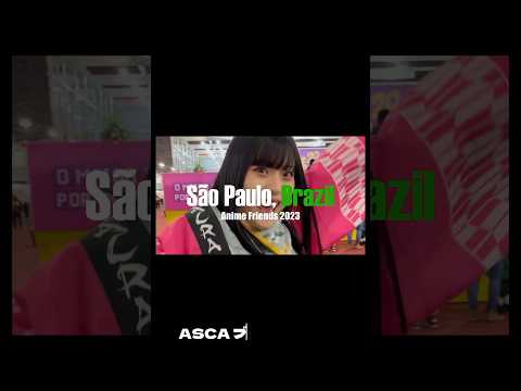 ASCA's first time in Brazil Vlog #shorts #ASCA #AnimeFriends #SACRAMUSICFES