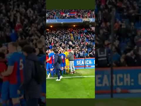 “WE LOVE YOU WE LOVE YOU WE LOVE YOU” - Crystal Palace Fans After Last Nights Youth Game