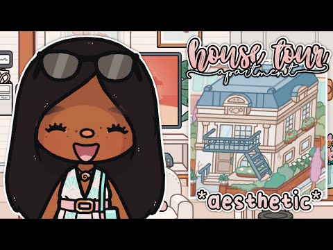 Apartment House Tour *AESTHETIC* (EP.3) 🏡 | *with voice* | Toca Life World Roleplay