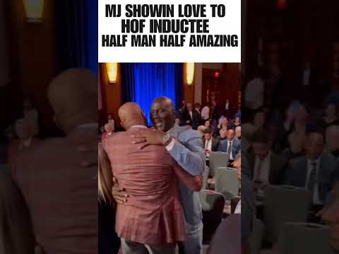 MJ SHOWING ❤️ TO VINCE  CARTER HOF INDUCTION! #nba nbahighlights #nbahighlightstoday #shorts