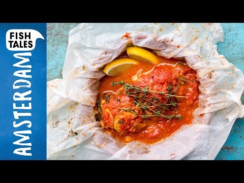 How to make COD en Papillote (Parchment paper) | Bart van Olphen