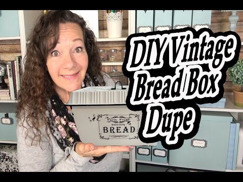 Vintage Bread Box Dupe - Under $3.50!