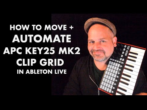 Automate display of clips on APC Key 25 MK2 in Ableton Live via Max for Live