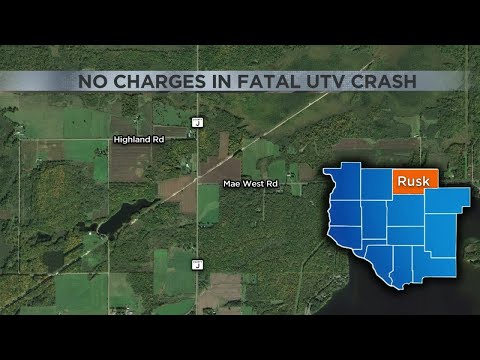 No charges will be filed after fatal UTV crash.