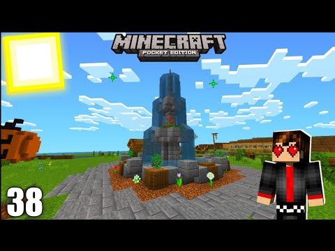 FIZ UMA FONTE NO MINECRAFT! - MINECRAFT SURVIVAL 1.19 #38 ( MINECRAFT BEDROCK )