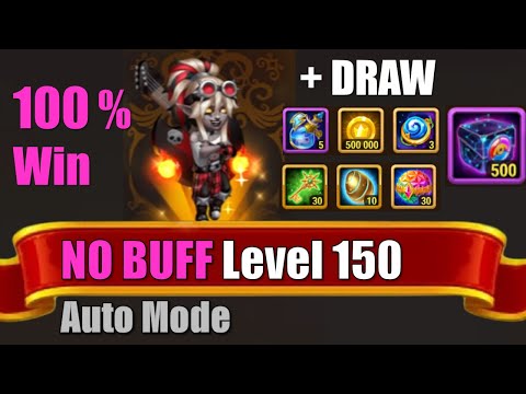 Hero Wars Music of Chaos Level 150 Best Team For AUTO MODE NO BUFF  | Augustus Event