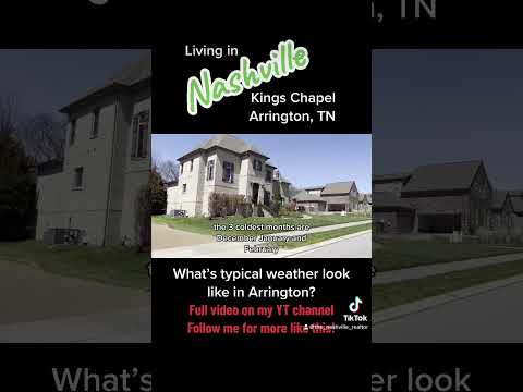 Relocating to Nashville - Not Sure What Weather To Expect? Watch This