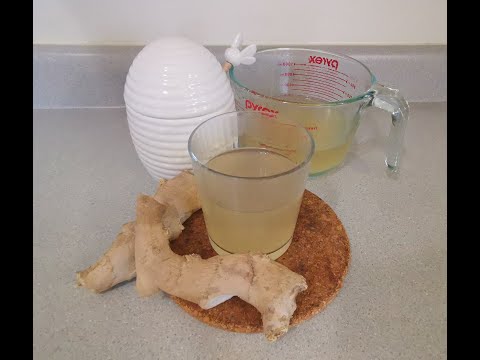 HOW TO MAKE A QUICK HEALTHY GINGER JUICE TEA