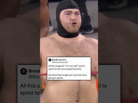 Shirtless Warm Ups In Freezing Temperatures Is The New Trend 🥶💀