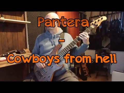 246 Pantera Cowboys from hell bass cover requested by @wivison69