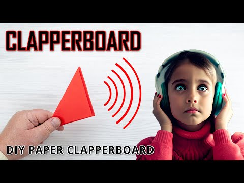 DIY Paper Clapperboard with Double Sound Effect