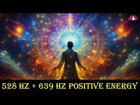 528 Hz + 639 Hz | Attract Wealth, Good Health, Love, Miracles & Blessings | Positive Energy Boost