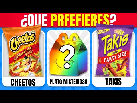 ¿Qué Prefieres…? Edición Plato MISTERIOSO 🎁🍟