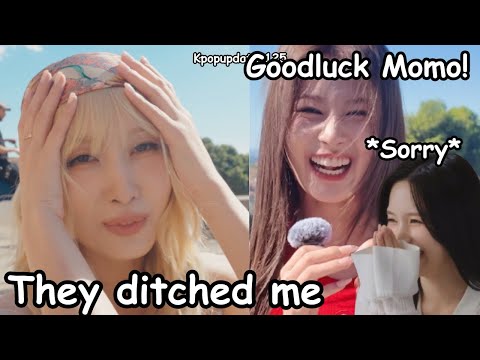 twice momo got betrayed by sana and mina they felt grateful though, Misamo documentary