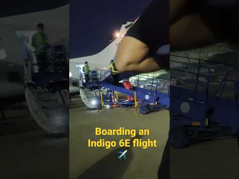 Look at people boarding the Indigo 6E flight.