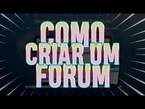 💰 COMO CRIAR UM FORUM COMPLETO ‹ 2018 › 💰