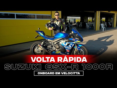 SUZUKI GSX-R 1000R ONBOARD VELOCITTA | VOLTA RÁPIDA COM SEQUÊNCIA DE MARCHAS