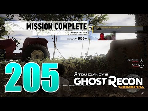 Ghost Recon Wildlands Ep 205 - S03W03 Solo Challenge 3 - "Killasisa Coca Farm" EXTREME