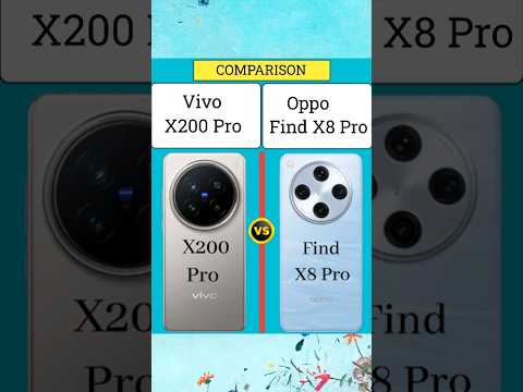 Vivo X200 Pro vs Oppo Find X8 Pro