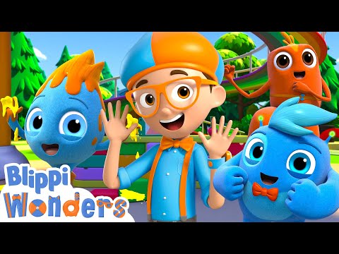 Blippi and Meekah make new friends ! | Blippi Wonders Educational Videos for Kids