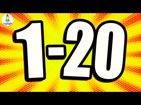 COUNTING from 1 to 20 for YOUNG LEARNERS! (Learning Videos for Toddlers)