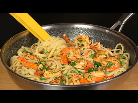 Irresistibly Juicy Shrimp & Spaghetti: A Quick Family Dinner Recipe!