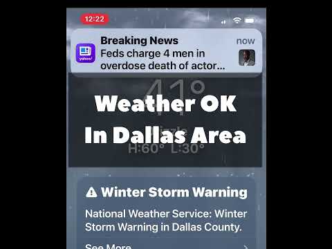 Dallas Weather Update on 2/2/22