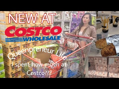 SHOP WITH US  🛒 COSTCO || CANADA + BUBBLE TEA 🧋 TIME WITH HUBBY ♡♡