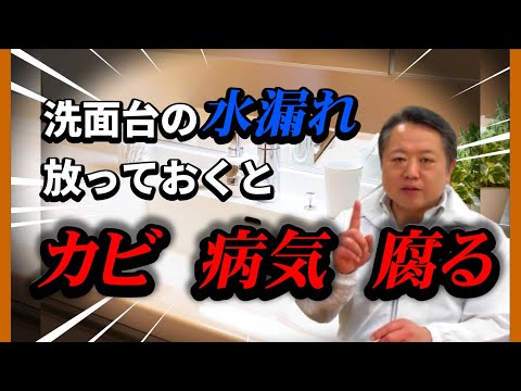 原因が判明！止まらない洗面所の水漏れ原因とは？！先進的窓リノベ2024事業