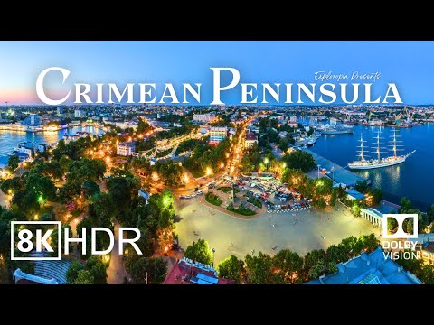 Crimean Peninsula in 8K ULTRA HD HDR 60 FPS Dolby Vision™ Drone Video