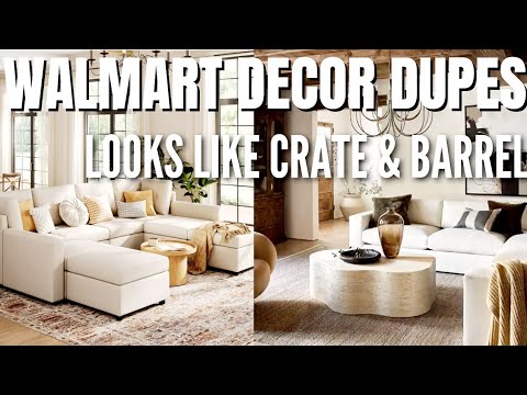 WALMART IS TAKING OVER THE HOME DECOR WORLD! NEW CB2 & CRATE BARREL DUPES