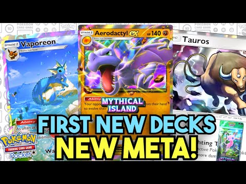 1st Mythical Island DAY 1 DECKS: NEW META! | Pokémon TCG Pocket