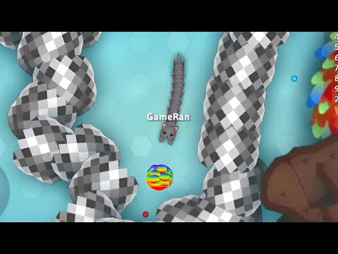 Snake io🐍 Epic Snake io Gameplay 🐍 I Found Huge Score with a Cute 🥰 Snake in Snake.io Map