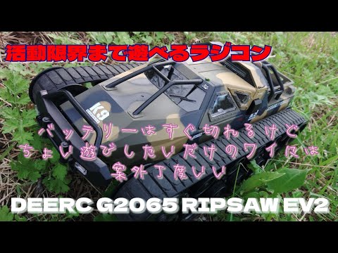 いつぞやの公園に持ち込んだDEERCさんのG2065 RIPSAW EV2　#ラジコン