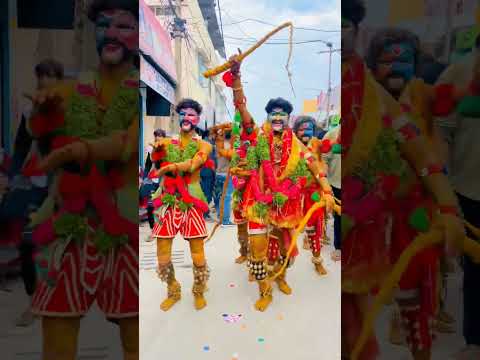 Potharaju dance at Golconda bonalu 2024 #trending #ytshorts #viral #shorts #shortsfeed  #bonalu